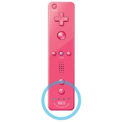 Nintendo Wii Remomte Plus Mando Rosa